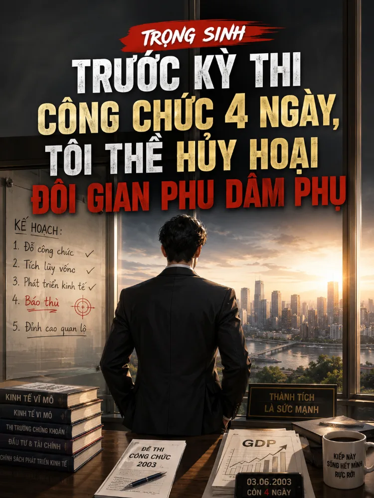 Trọng Sinh Trước Kỳ Thi Công Chức 4 Ngày, Tôi Thề Hủy Hoại Đôi Gian Phu Dâm Phụ