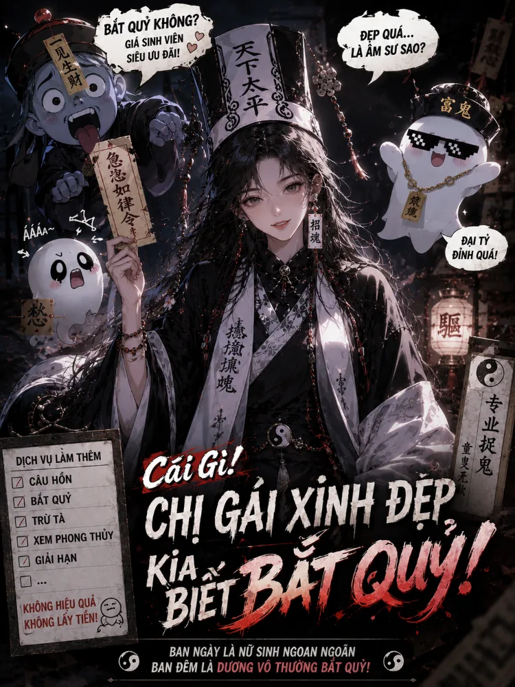 Cái Gì!!! Chị Gái Xinh Đẹp Kia Biết Bắt Quỷ?!