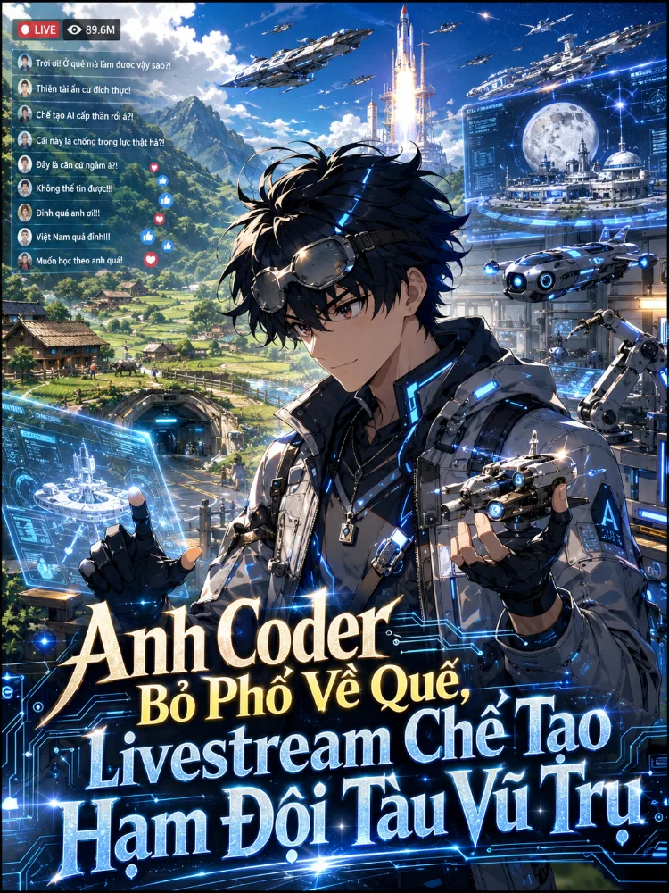 Lâm Diệp - Bị Sếp Chửi, Anh Coder Quyết Định Bỏ Phố Về Quê, Livestream Chế Tạo Hạm Đội Tàu Vũ Trụ