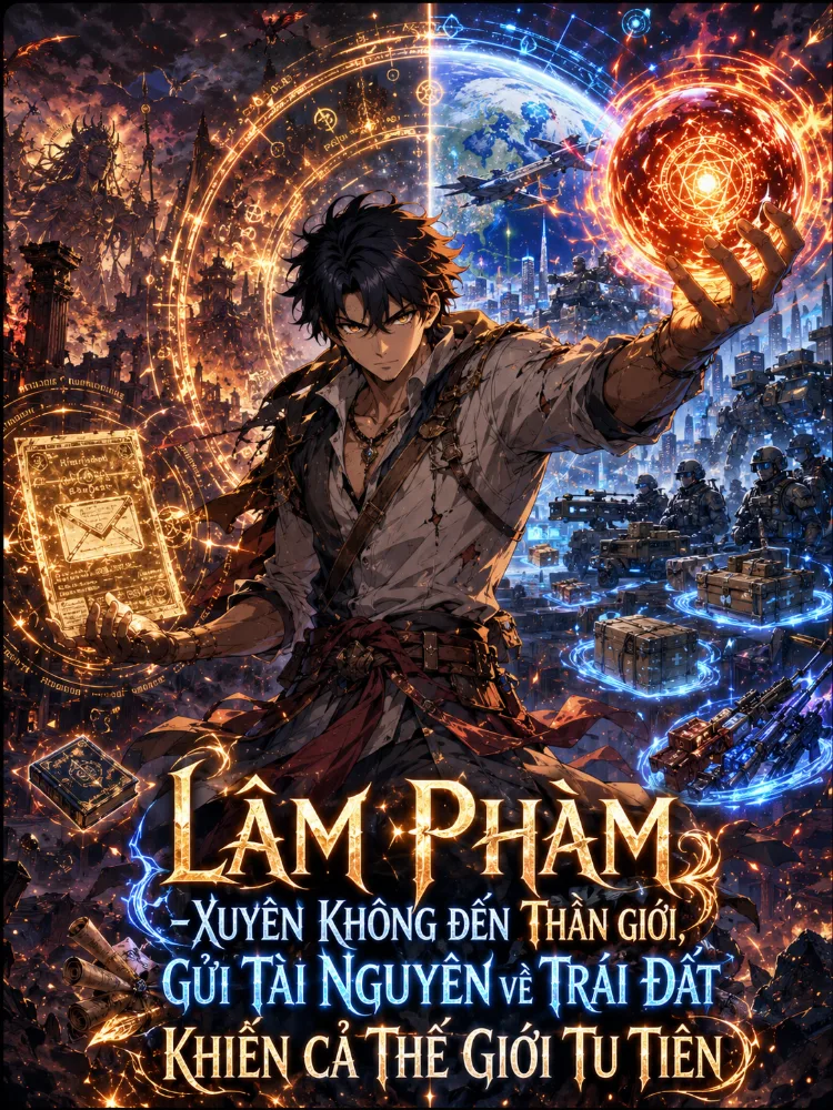 Lâm Phàm - Xuyên Không Đến Thần Giới, Gửi Tài Nguyên Về Trái Đất Khiến Cả Thế Giới Tu Tiên