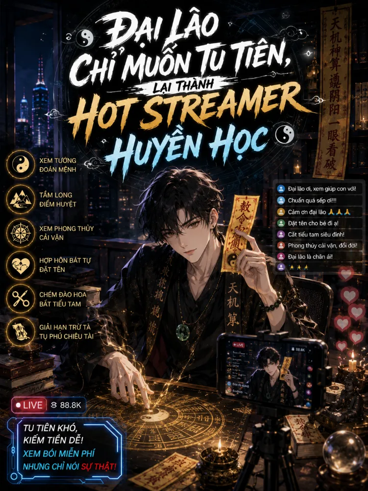 Đại Lão Chỉ Muốn Tu Tiên, Lại Thành Hot Streamer Huyền Học - Trần Chi Huyền