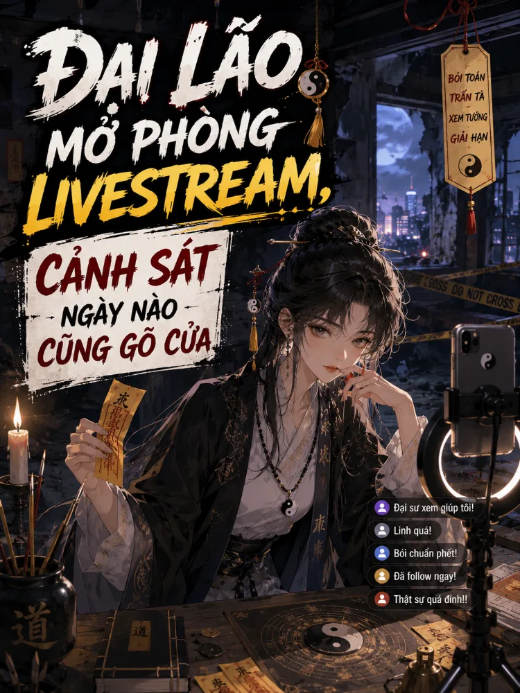 Đại Lão Mở Phòng Livestream, Cảnh Sát Ngày Nào Cũng Gõ Cửa - Thích Linh