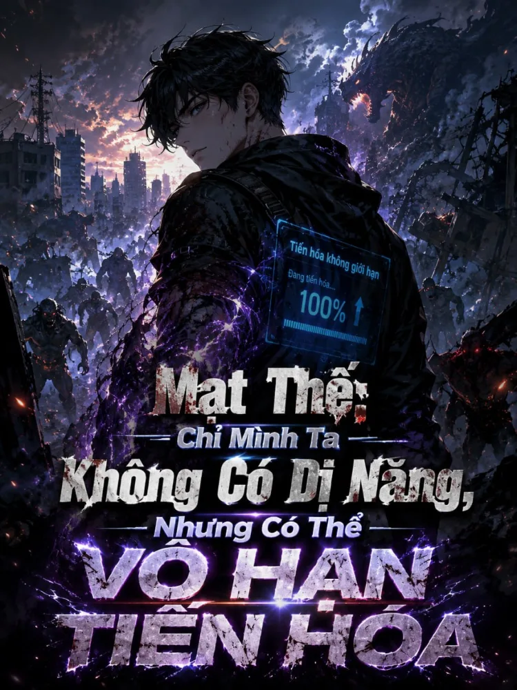 Mạt Thế: Chỉ Mình Ta Không Có Dị Năng, Nhưng Có Thể Vô Hạn Tiến Hóa
