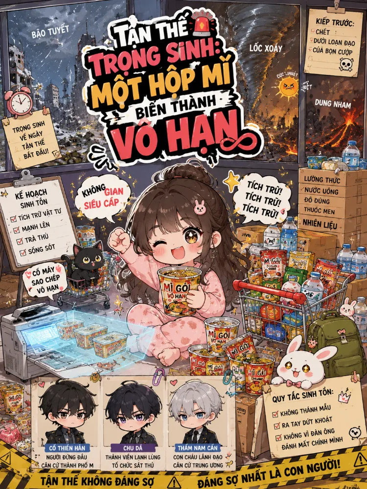 Tận Thế Trọng Sinh: Một Hộp Mì Biến Thành Vô Hạn - Hạ Kiều