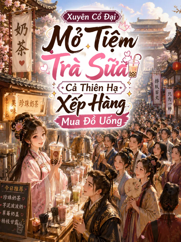 Xuyên Cổ Đại Mở Tiệm Trà Sữa, Cả Thiên Hạ Xếp Hàng Mua Đồ Uống