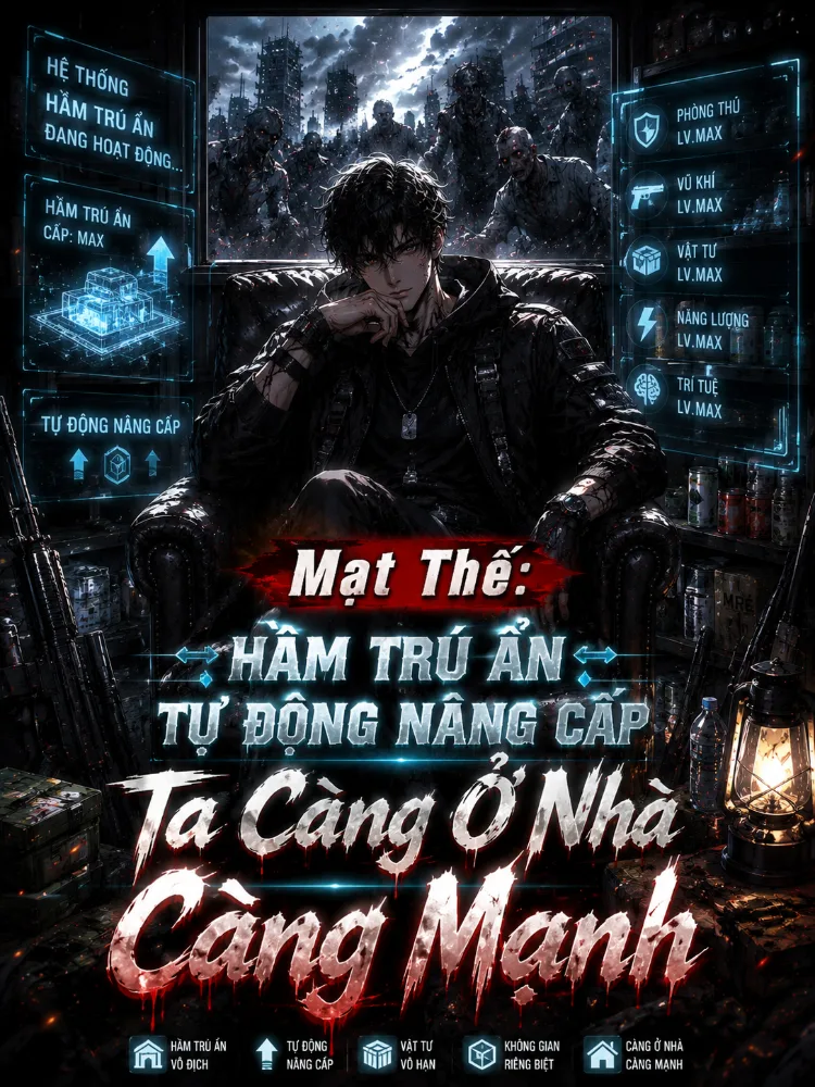 Mạt Thế: Hầm Trú Ẩn Tự Động Nâng Cấp, Ta Càng Ở Nhà Càng Mạnh