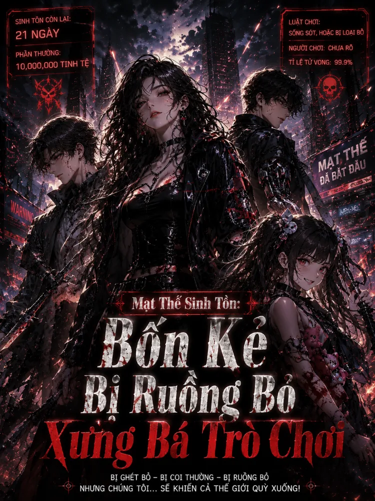 Mạt Thế Sinh Tồn: Bốn Kẻ Bị Ruồng Bỏ Xưng Bá Trò Chơi