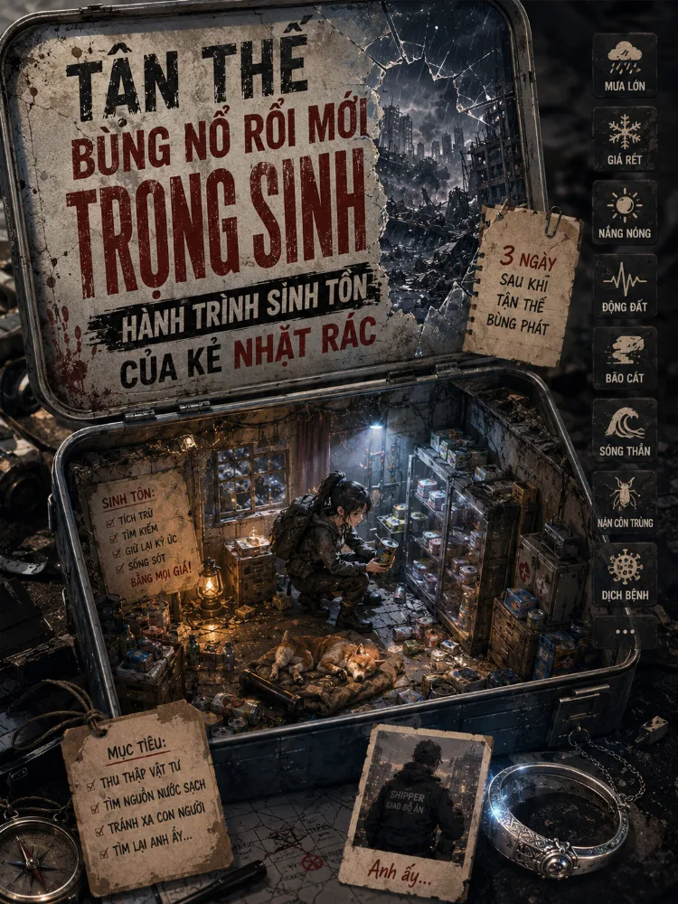 Tận Thế Bùng Nổ Rồi Mới Trọng Sinh, Hành Trình Sinh Tồn Của Kẻ Nhặt Rác - Thủy Lê