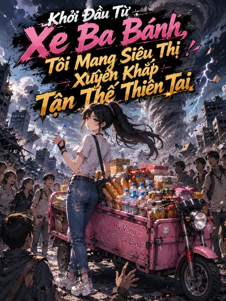 Khởi Đầu Từ Xe Ba Bánh, Tôi Mang Siêu Thị Xuyên Khắp Tận Thế Thiên Tai - Khương Hòa