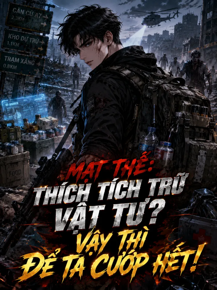 Mạt Thế: Thích Tích Trữ Vật Tư? Vậy Thì Để Ta Cướp Hết!
