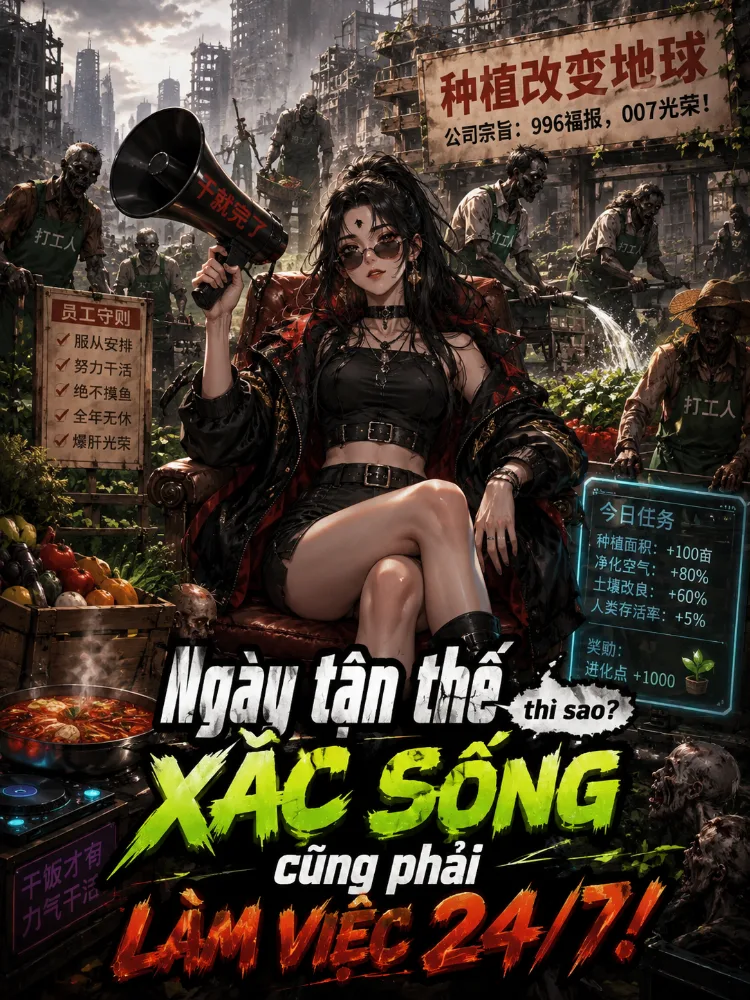 Ngày tận thế thì sao? Xác sống cũng phải làm việc 24/7!