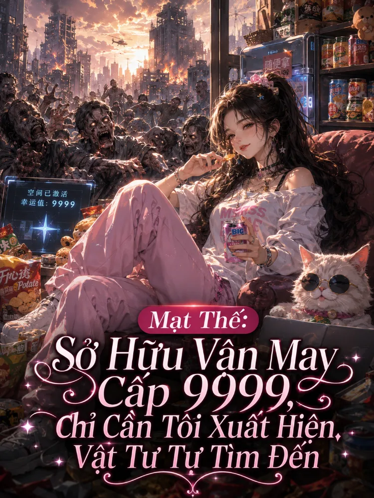 Mạt Thế: Sợ Hữu Vận May Cấp 9999, Chỉ Cần Tôi Xuất Hiện, Vật Tư Tự Tìm Đến