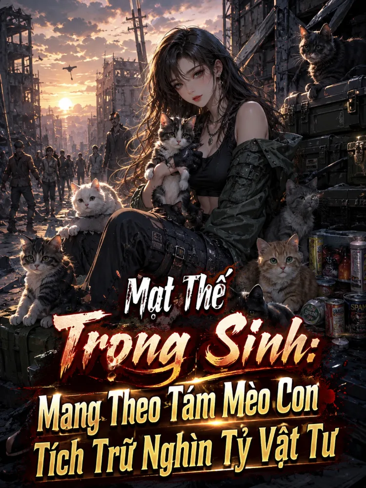 Mạt Thế Trọng Sinh: Mang Theo Tám Mèo Con Tích Trữ Nghìn Tỷ Vật Tư