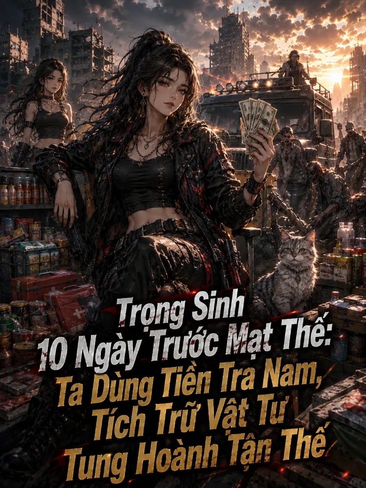 Trọng Sinh 10 Ngày Trước Mạt Thế: Ta Dùng Tiền Tra Nam, Tích Trữ Vật Tư Tung Hoành Tận Thế - Lục Sanh