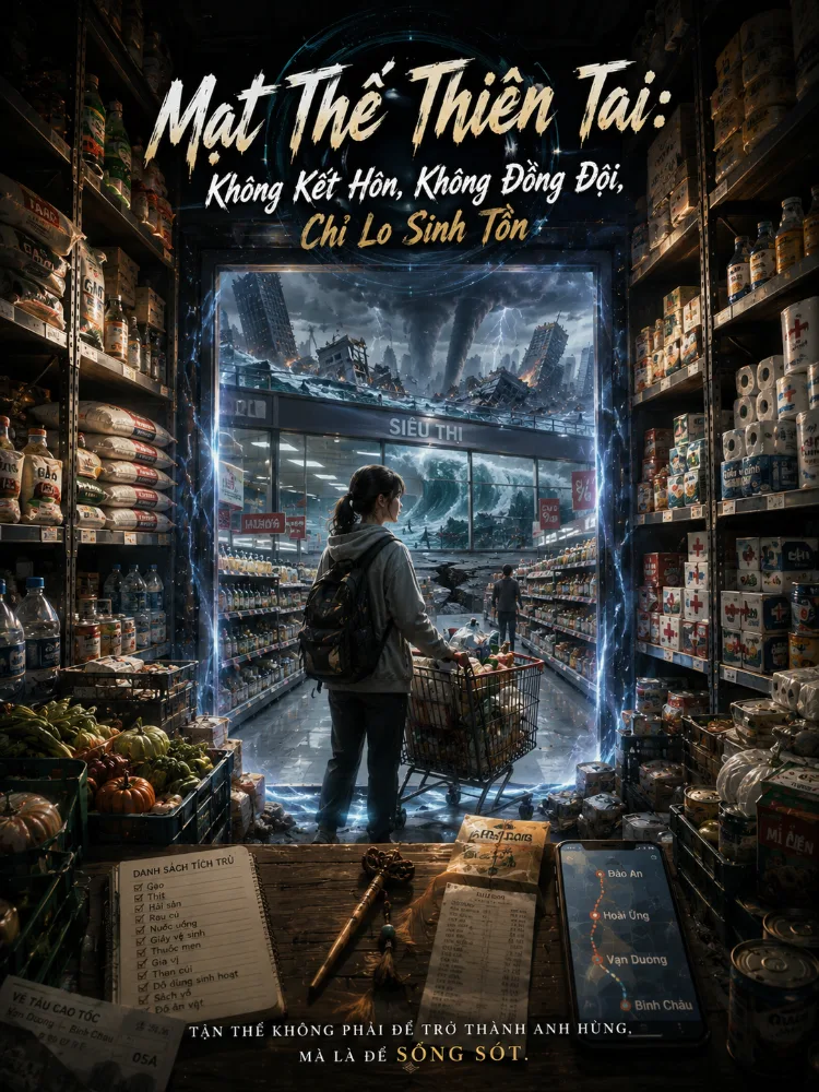 Mạt Thế Thiên Tai: Không Kết Hôn, Không Đồng Đội, Chỉ Lo Sinh Tồn - Nguyễn Tiểu Nhạc