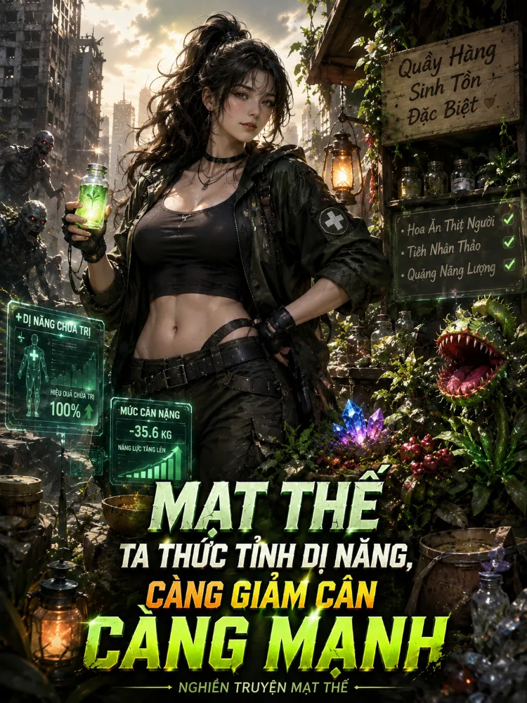 Mạt Thế: Ta Thức Tỉnh Dị Năng, Càng Giảm Cân Càng Mạnh - Kiều Linh Hương