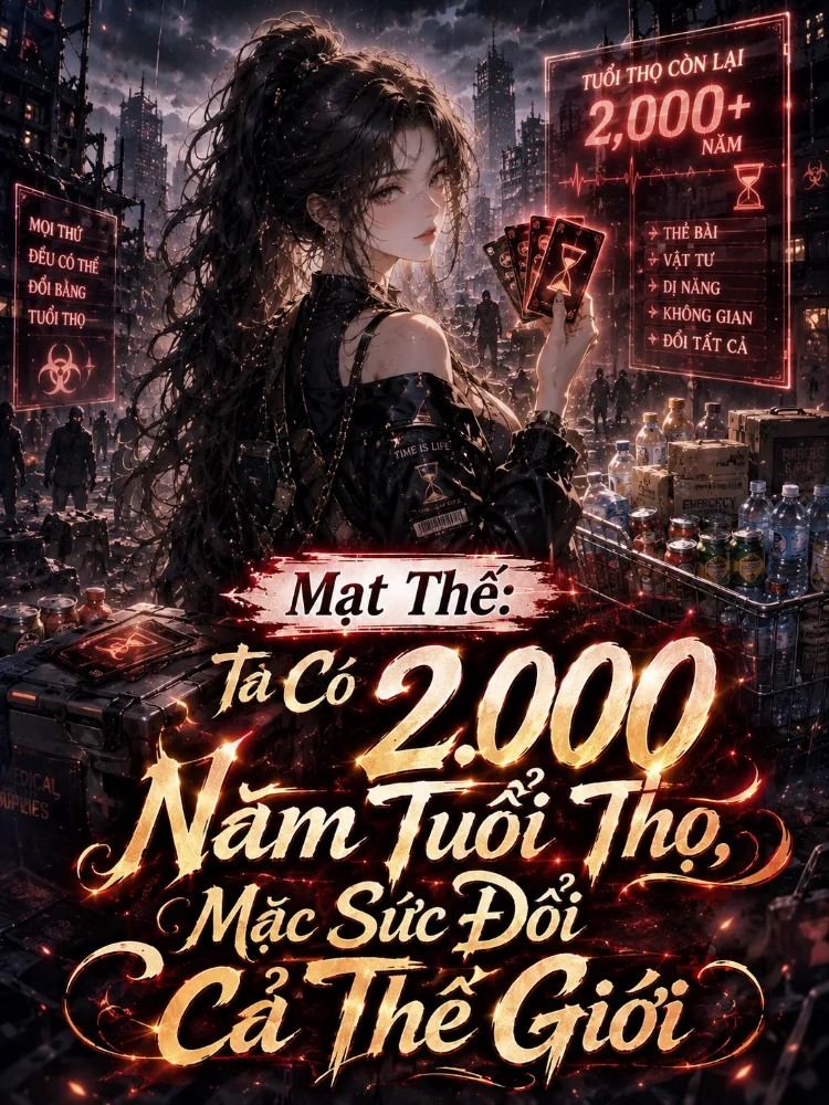 Mạt Thế: Ta Có 2.000 Năm Tuổi Thọ, Mặc Sức Đổi Cả Thế Giới