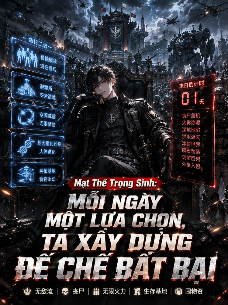 Mạt Thế Trọng Sinh: Mỗi Ngày Một Lựa Chọn, Ta Xây Dựng Đế Chế Bất Bại