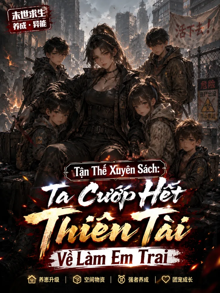 Tận Thế Xuyên Sách: Ta Cướp Hết Thiên Tài Về Làm Em Trai