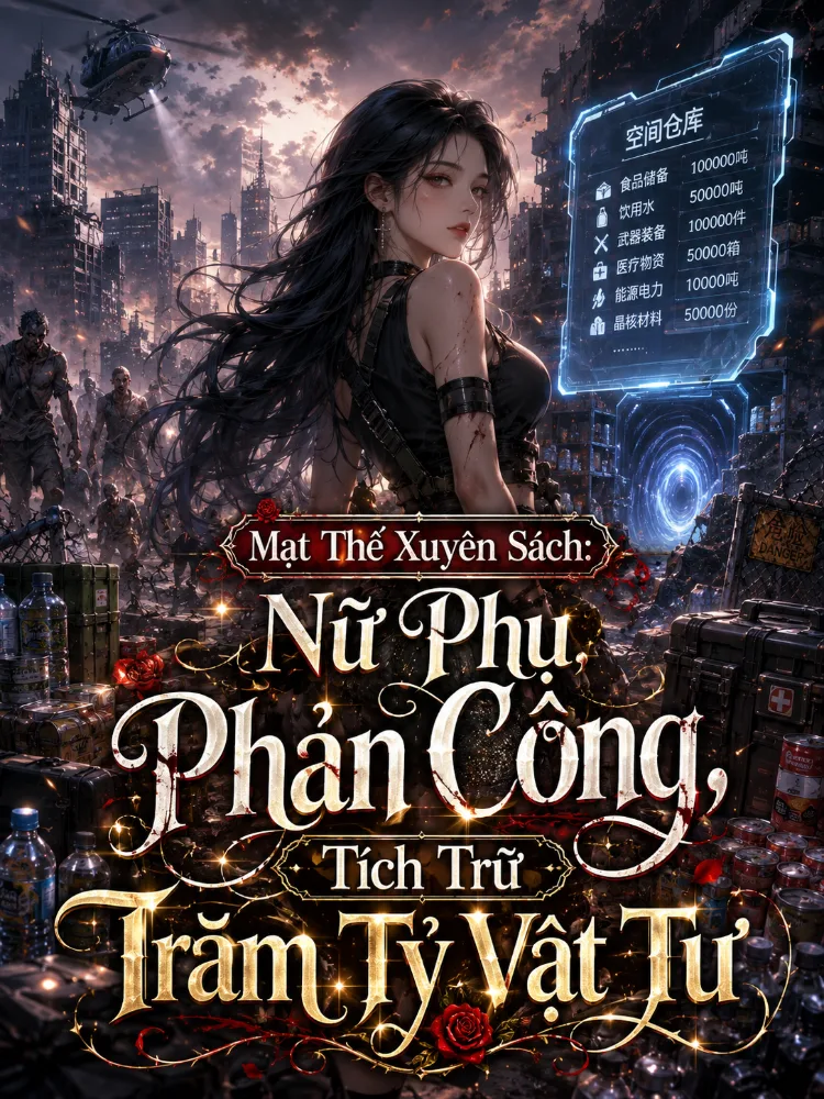 Mạt Thế Xuyên Sách: Nữ Phụ Phản Công, Tích Trữ Trăm Tỷ Vật Tư