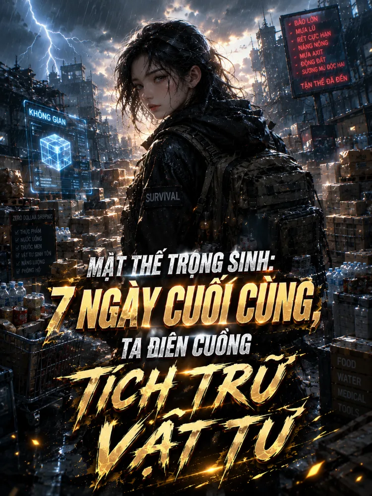 Mạt Thế Trọng Sinh: 7 Ngày Cuối Cùng, Ta Điên Cuồng Tích Trữ Vật Tư