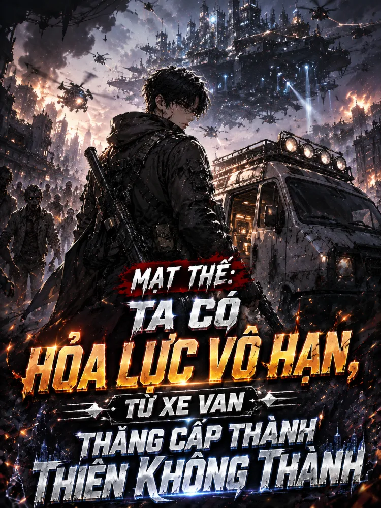 Mạt Thế: Ta Có Hỏa Lực Vô Hạn, Từ Xe Van Thăng Cấp Thành Thiên Không Thành