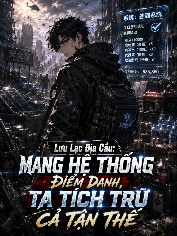 Lưu Lạc Địa Cầu: Mang Hệ Thống Điểm Danh, Ta Tích Trữ Cả Tận Thế