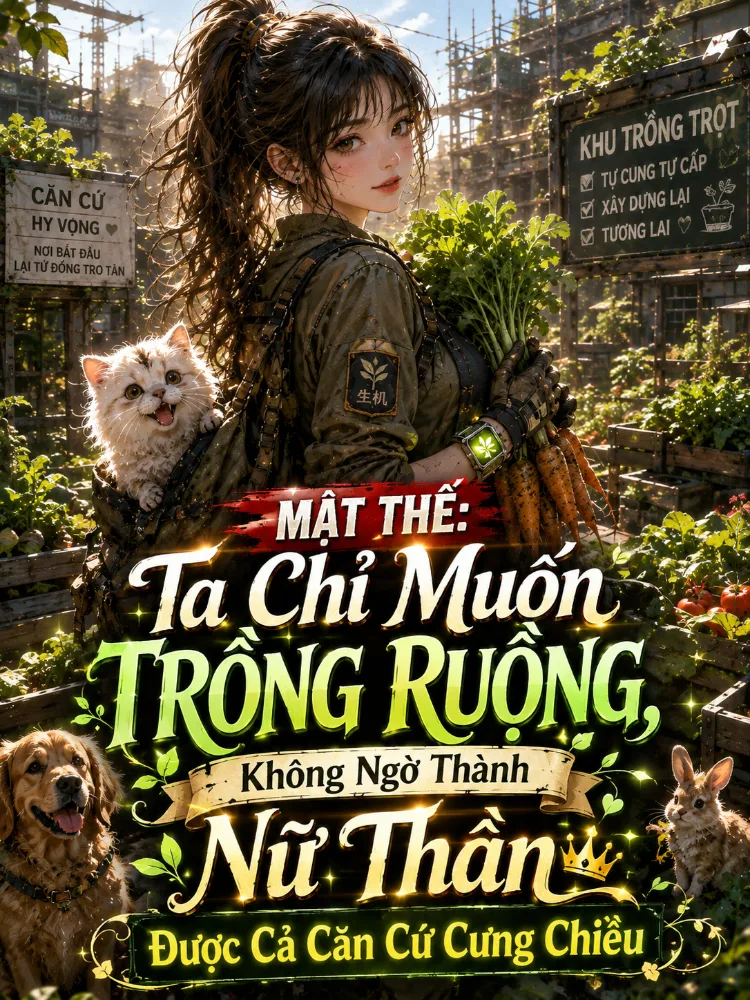 Mạt Thế: Ta Chỉ Muốn Trồng Ruộng, Không Ngờ Thành Nữ Thần Được Cả Căn Cứ Cưng Chiều