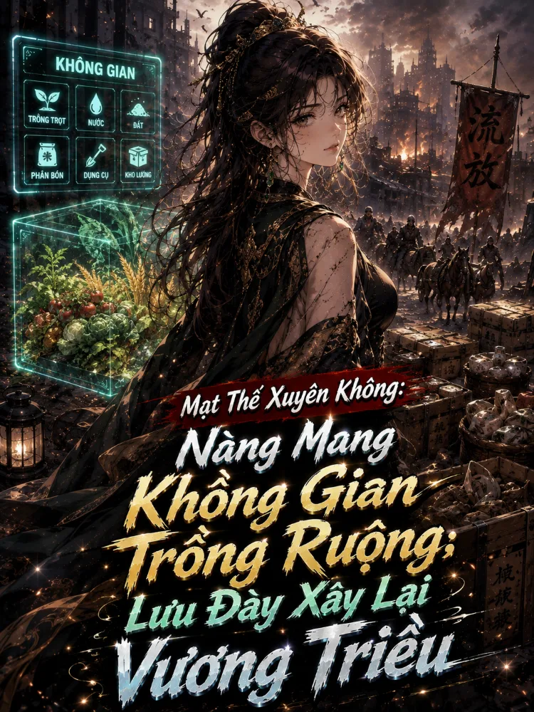 Mạt Thế Xuyên Không: Nàng Mang Không Gian Trồng Ruộng, Lưu Đày Xây Lại Vương Triều
