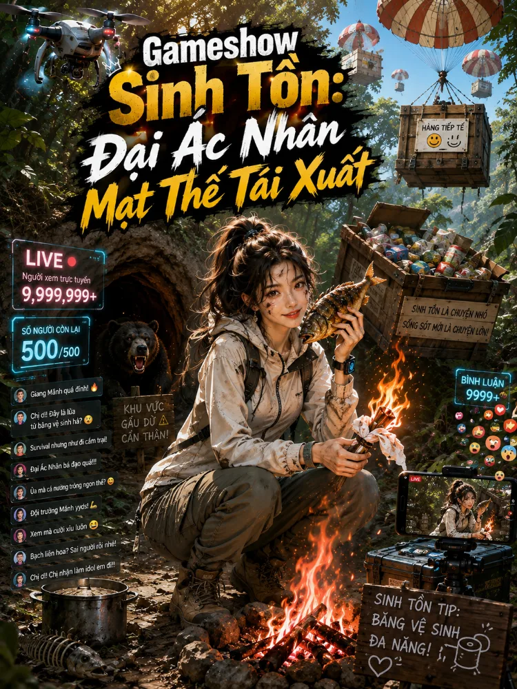 Gameshow Sinh Tồn: Đại Ác Nhân Mạt Thế Tái Xuất  - Giang Mãnh