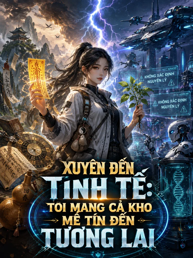 Xuyên Đến Tinh Tế: Tôi Mang Cả Kho Mê Tín Đến Tương Lai - Tần Vãn Vãn