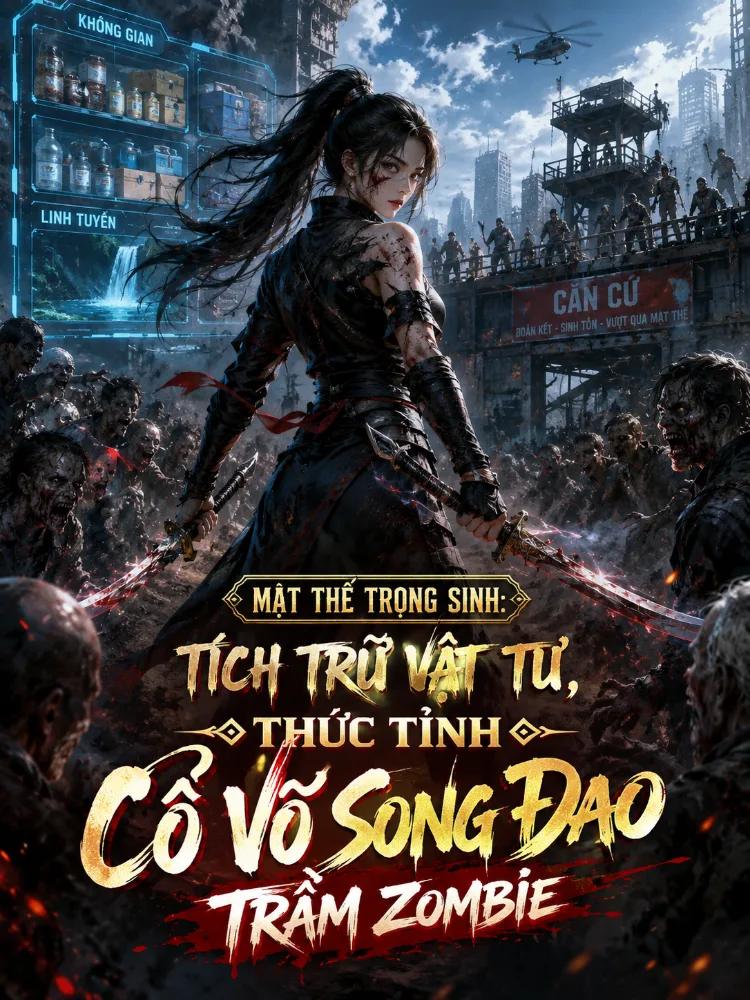 Mạt Thế Trọng Sinh: Tích Trữ Vật Tư, Thức Tỉnh Cổ Võ Song Đao Trảm Zombie