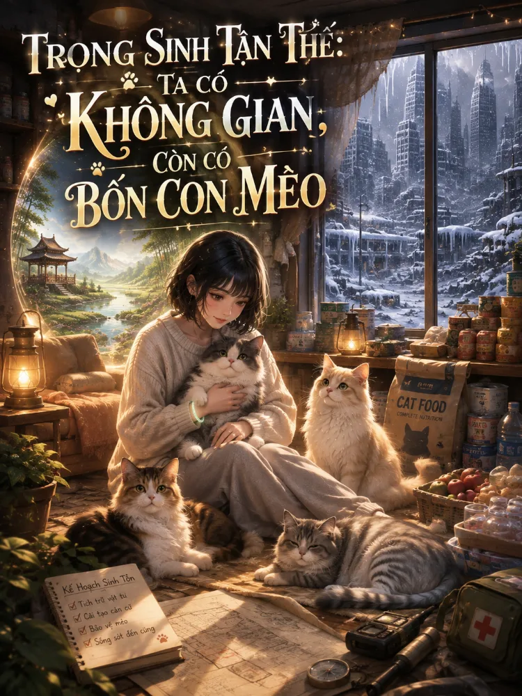 Trọng Sinh Tận Thế: Ta Có Không Gian, Còn Có Bốn Con Mèo - Nam Từ