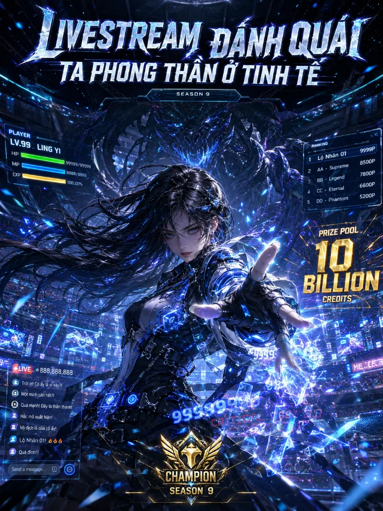 Livestream Đánh Quái: Ta Phong Thần Ở Tinh Tế - Lăng Ý