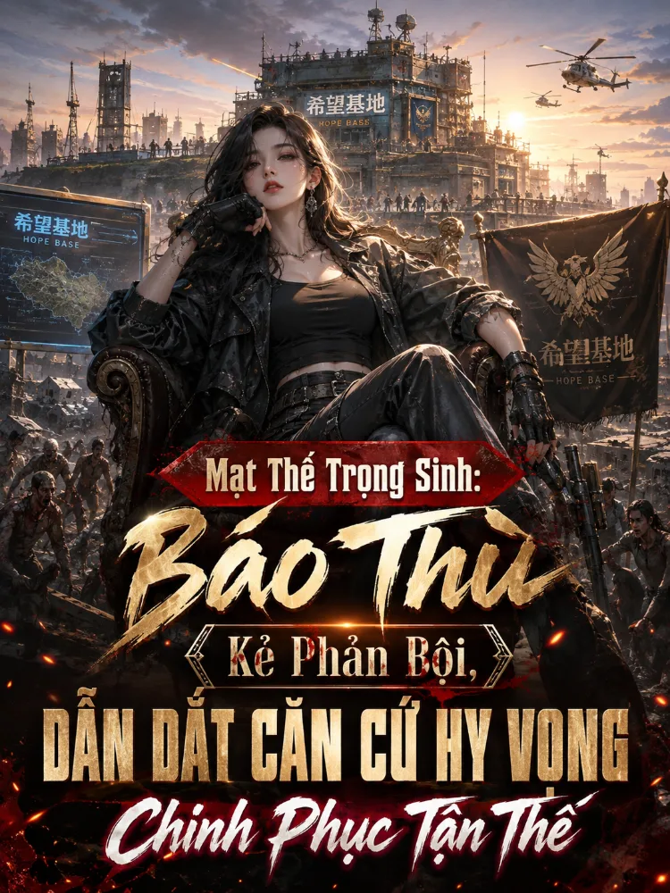 Mạt Thế Trọng Sinh: Báo Thù Kẻ Phản Bội, Dẫn Dắt Căn Cứ Hy Vọng Chinh Phục Tận Thế
