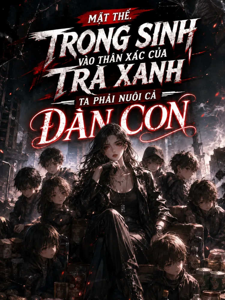 Mạt Thế Trọng Sinh Vào Thân Xác Của Trà Xanh Ta Phải Nuôi Cả Đàn Con