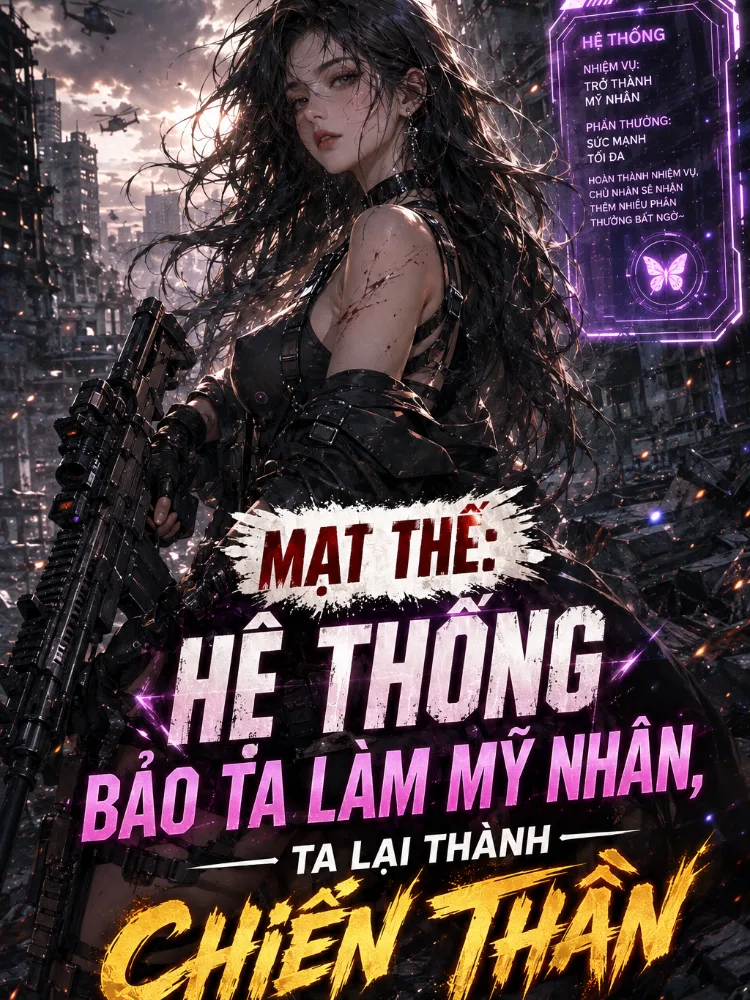Mạt Thế: Hệ Thống Bảo Ta Làm Mỹ Nhân, Ta Lại Thành Chiến Thần