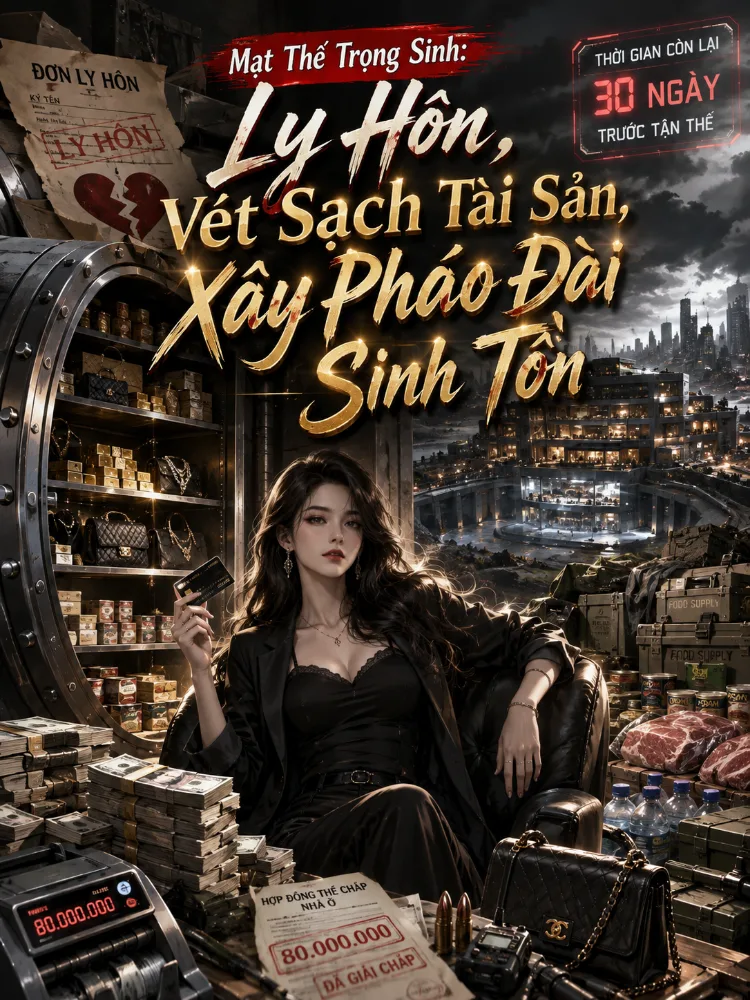 Mạt Thế Trọng Sinh: Ly Hôn, Vét Sạch Tài Sản, Xây Pháo Đài Sinh Tồn