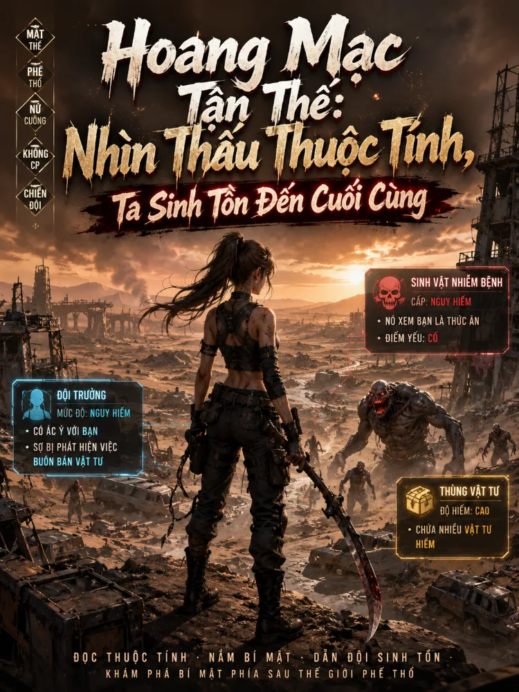 Hoang Mạc Tận Thế: Nhìn Thấu Thuộc Tính, Ta Sinh Tồn Đến Cuối Cùng