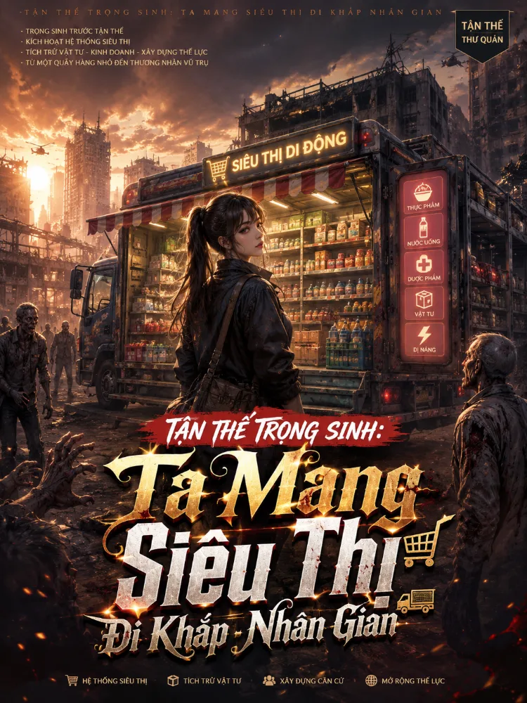 Tận Thế Trọng Sinh: Ta Mang Siêu Thị Đi Khắp Nhân Gian