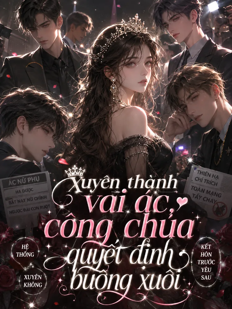Xuyên thành vai ác, công chúa quyết định buông xuôi