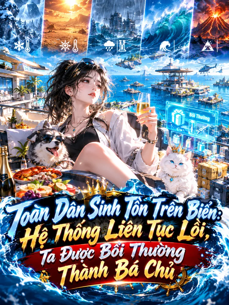 Toàn Dân Sinh Tồn Trên Biển: Hệ Thống Liên Tục Lỗi, Ta Được Bồi Thường Thành Bá Chủ - Thẩm Tịch