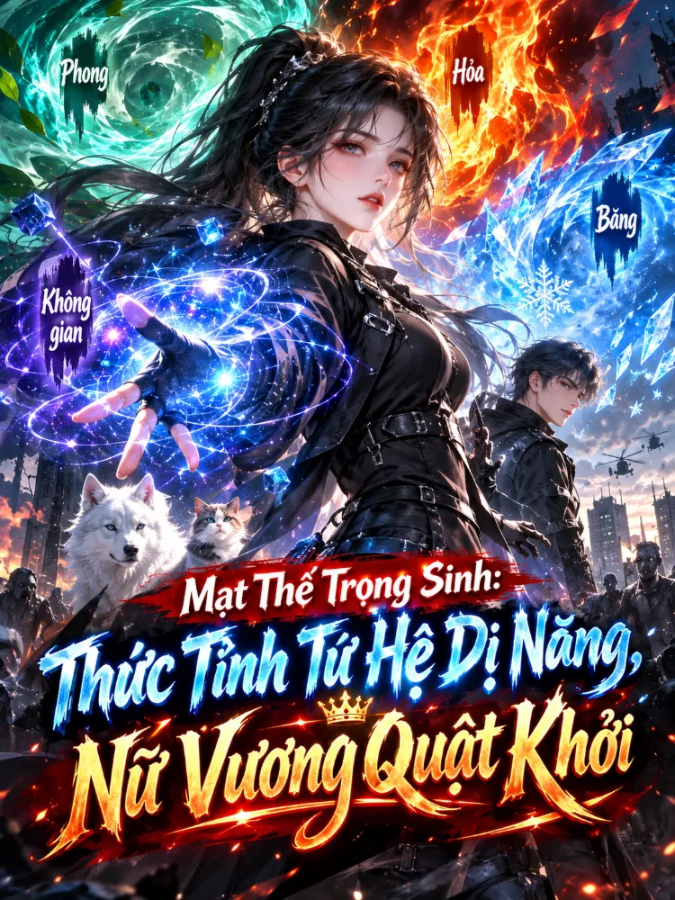 Mạt Thế Trọng Sinh: Thức Tỉnh Tứ Hệ Dị Năng, Nữ Vương Quật Khởi