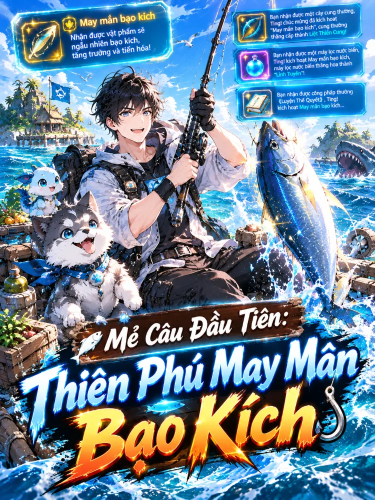 Mẻ Câu Đầu Tiên: Thiên Phú May Mắn Bạo Kích