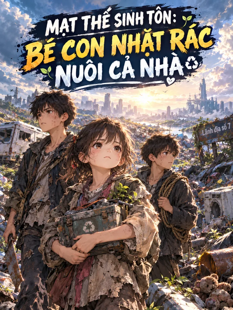 Mạt Thế Sinh Tồn:  Bé Con Nhặt Rác Nuôi Cả Nhà - Bạch Dương