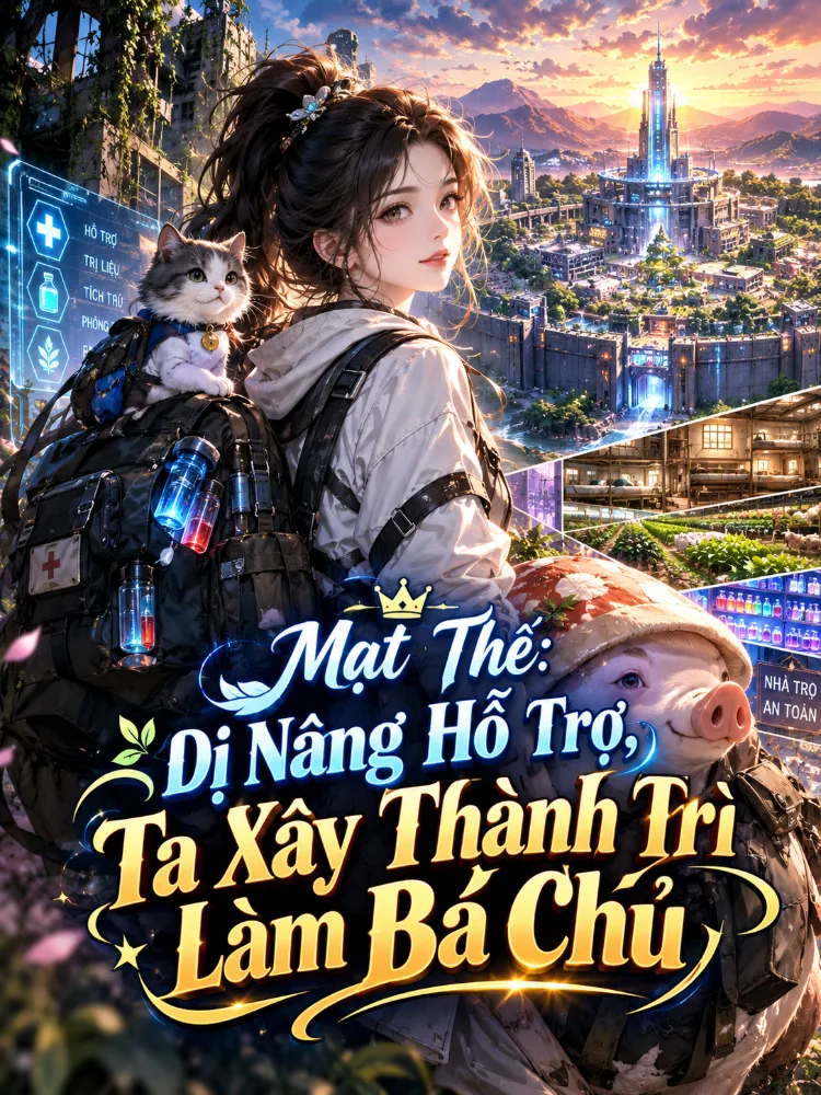 Mạt Thế: Dị Năng Hỗ Trợ, Ta Xây Thành Trì Làm Bá Chủ