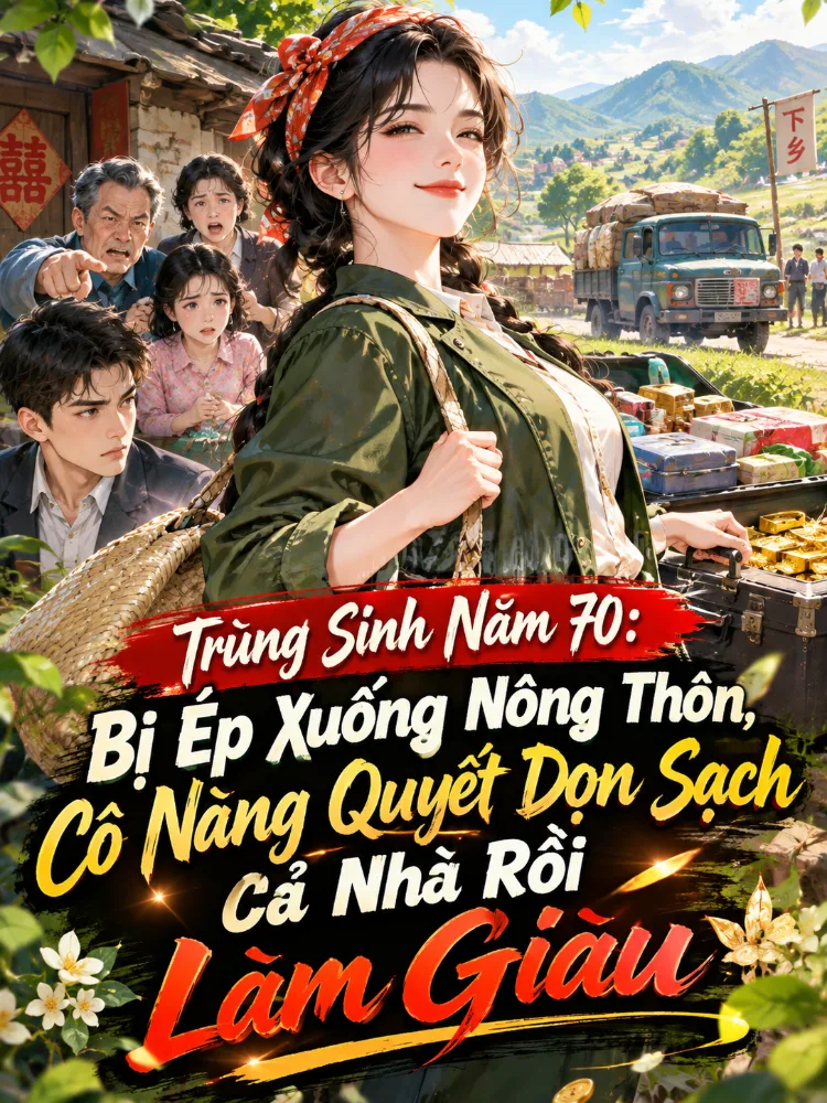 Trùng Sinh Năm 70: Bị Ép Xuống Nông Thôn, Cô Nàng Quyết Dọn Sạch Cả Nhà Rồi Làm Giàu