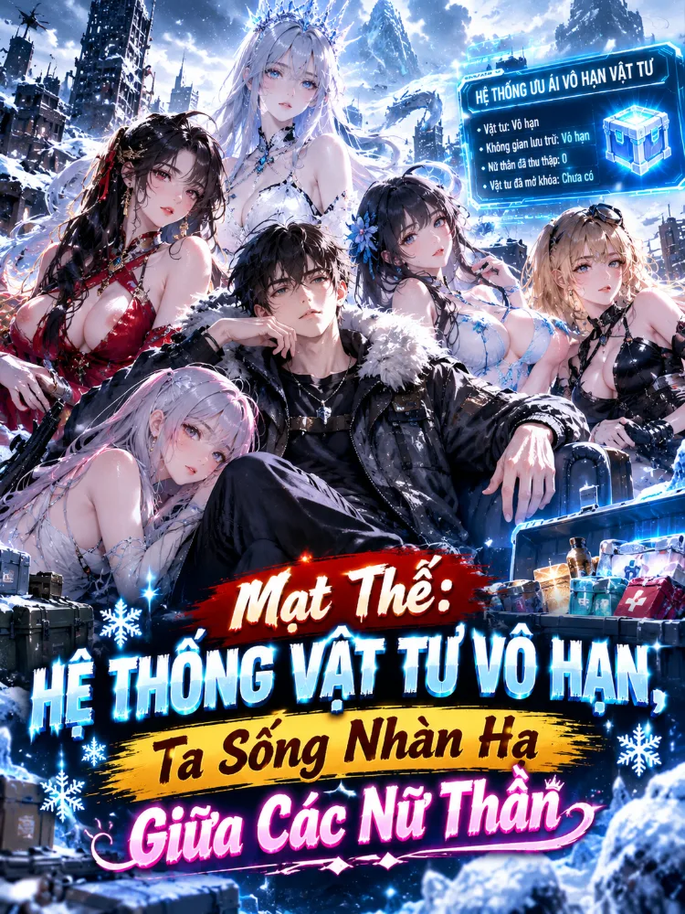 Mạt Thế: Hệ Thống Vật Tư Vô Hạn, Ta Sống Nhàn Hạ Giữa Các Nữ Thần
