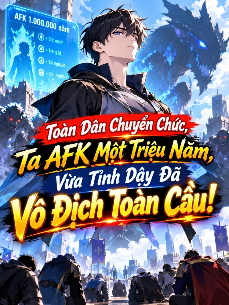 Toàn Dân Chuyển Chức, Ta AFK Một Triệu Năm, Vừa Tỉnh Dậy Đã Vô Địch Toàn Cầu!