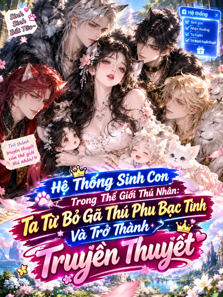 Hệ Thống Sinh Con Trong Thế Giới Thú Nhân: Ta Từ Bỏ Gã Thú Phu Bạc Tình Và Trở Thành Truyền Thuyết